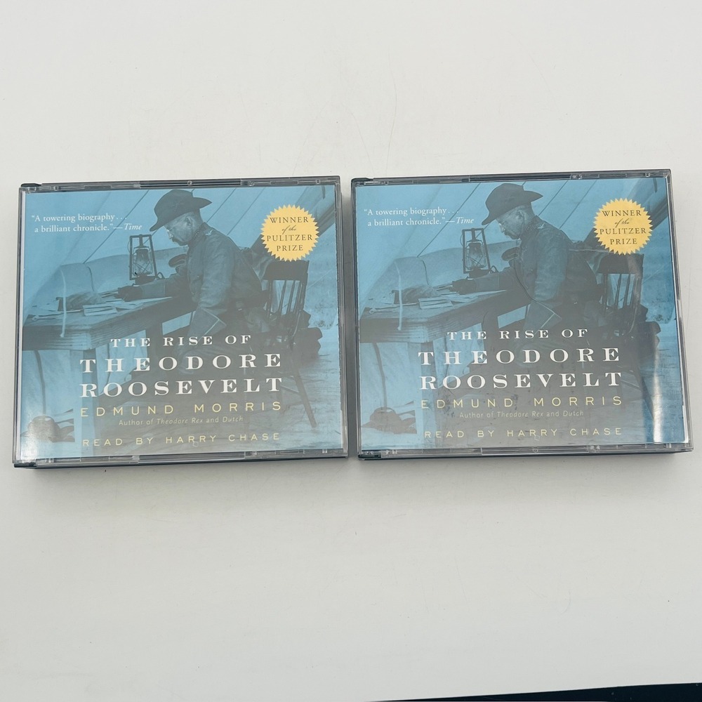 The Rise of Theodore Roosevelt Edmund Morris CD Audiobook Pulitzer Prize Winner